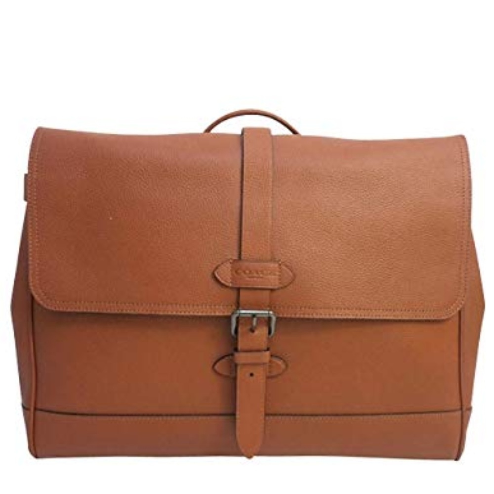 HUDSON MESSENGER ANTIQUE NICKEL/SADL(COACH F36810)